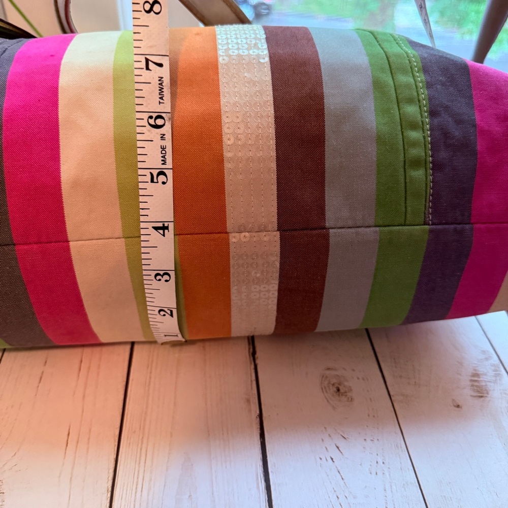 COACH | Poppy Heritage Legacy Stripe Tote/Satchel (2011) #16326 - Picture 14 of 16